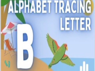 ALPHABET TRACING LETTER - B