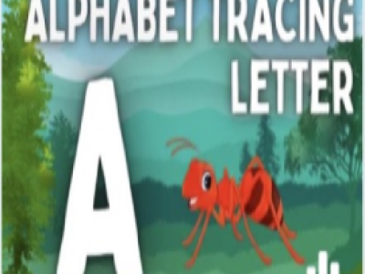 ALPHABET TRACING LETTER - A