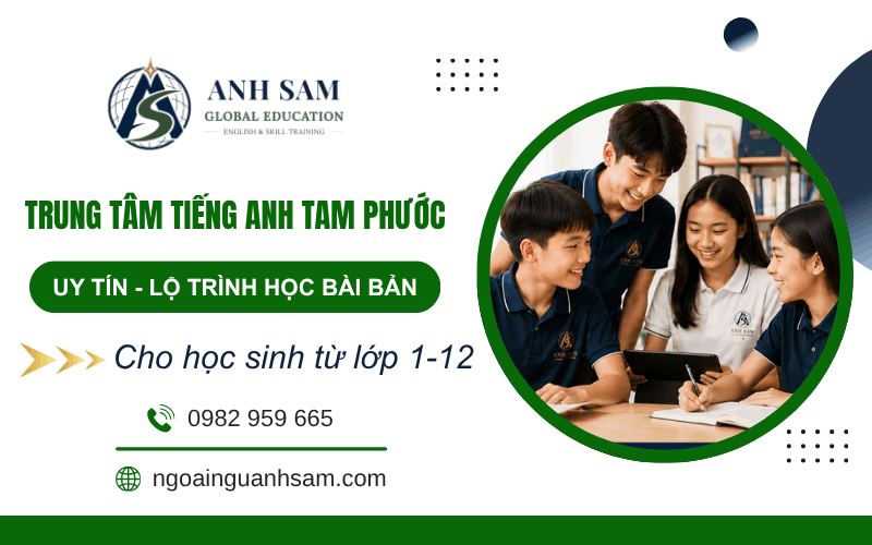Trung tâm tiếng anh Tam Phước